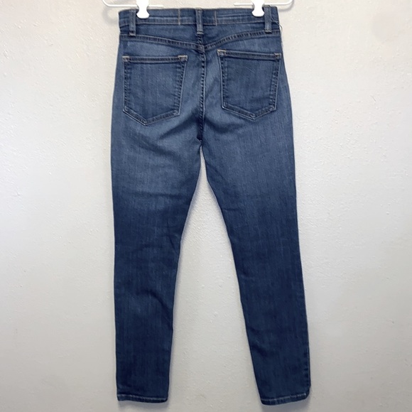 Free People Size 26 Medium Wash, High-rise Skinny Jeans: 4902 - Picture 4 of 9